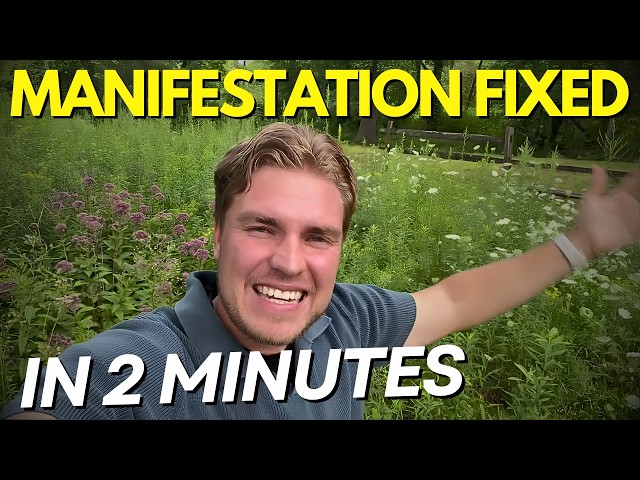 give me 2 minutes. I’ll fix why manifesting isn't working FOREVER.
