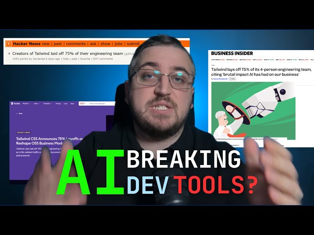 Tailwind layoffs, Stack Overflow dying, all because of AI?