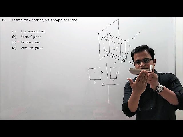 Orthographic Projection Objective Problems | Engineering Drawing | ESE Prelims |
