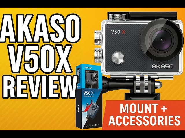 Akaso V50X Review + Camera Mount & Accessories | Budget 4K Action Camera Test