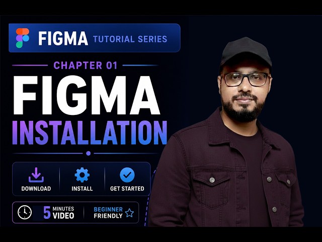 Figma Tutorial for Beginners: Account Setup & Installation (Part 1)