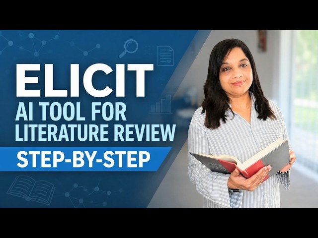 How to Use AI Tool-Elicit for Literature Review | Step-by-Step Guide for PG Students.