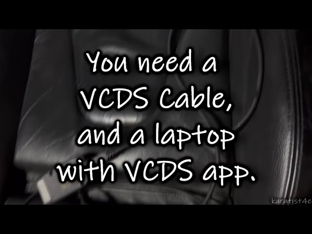 Audi A4 B8 - Needle Sweep - VCDS Coding #1