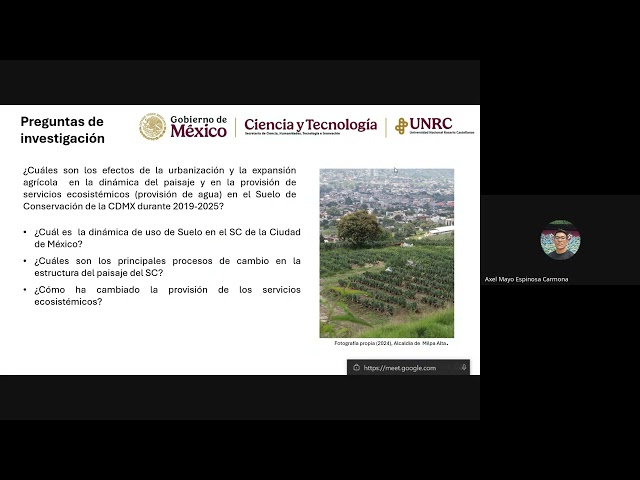 Suelo de Conservación, Servicios Ecosistémicos y Paisaje
