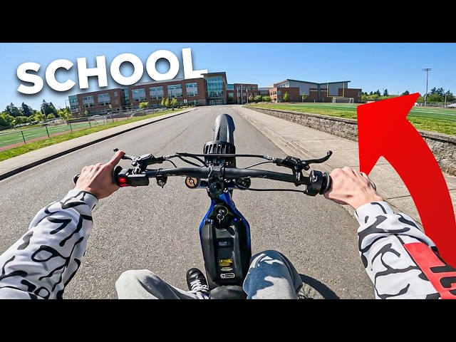 I Took My Surron Light Bee X To School!