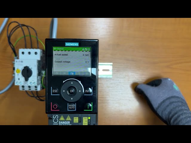 Reset to Factory Settings via Intelligent Operator Panel (IOP-2) on SIEMENS SINAMICS G120