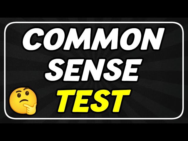 Common Sense Test That 87% of People Fail 🤯✅❌