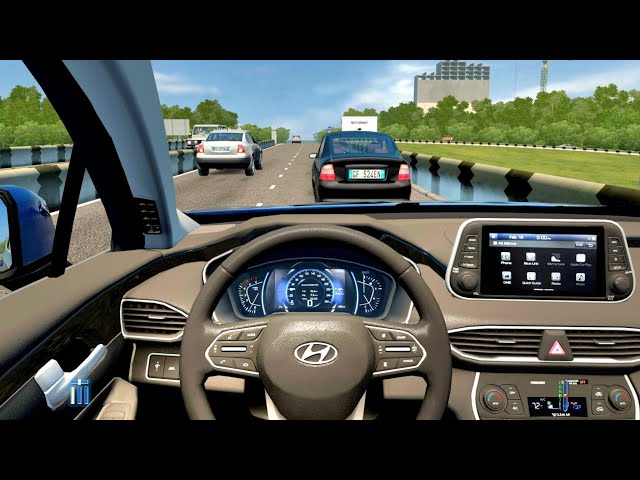 City Car Driving - Hyundai Santa Fe 2.2 CRDi | Normal Driving