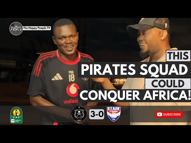 This Level Of Entertainment Deserves To Be On Netflix | Orlando Pirates 3-0 Stade d'Abidjan |Fan Cam