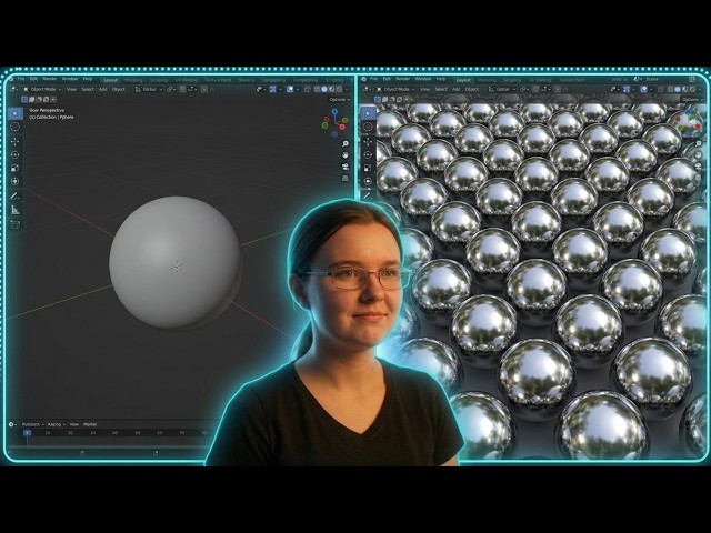 Duplicate Items. Blender Mini Tutorial (#80)(S4) #cgi #3dart #blender3d