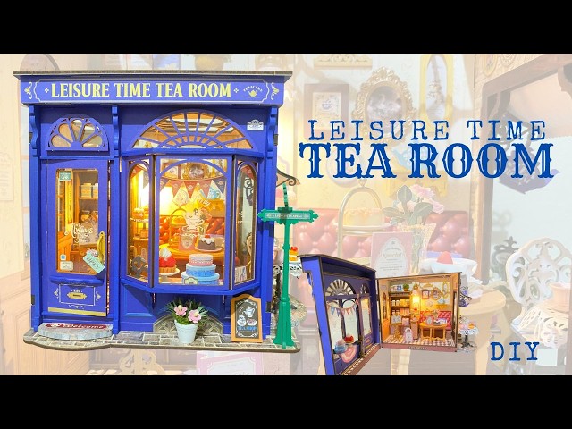 Rolife Leisure Time Tea Room DIY Miniature #miniature #craft #relaxing #rolife #satisfying #diy
