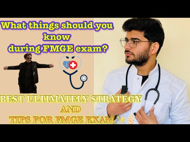 BEST ULTIMATELY STRATEGY AND TIPS FOR FMGE EXAM |  HOW TO CLEAR FMGE EXAM IN 1 MONTH 