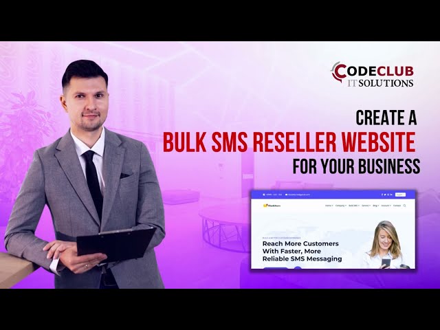 Bulk SMS Reseller Company Website with Raw Coding | Buy this template