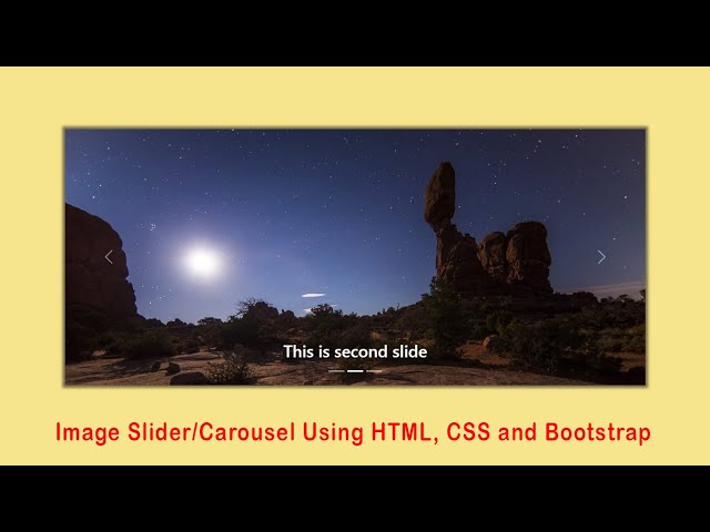 How to Create Responsive Image Slider On your website  HTML,CSS And Bootstrap