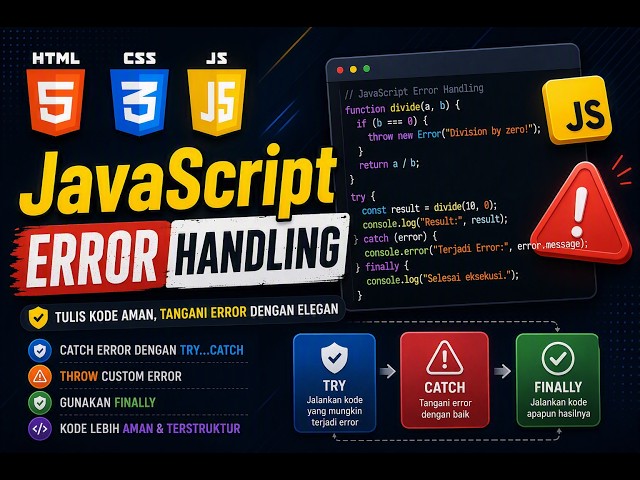 🔴JavaScript Error Handling: Panduan Arsitektur Sistem Keamanan Terpadu