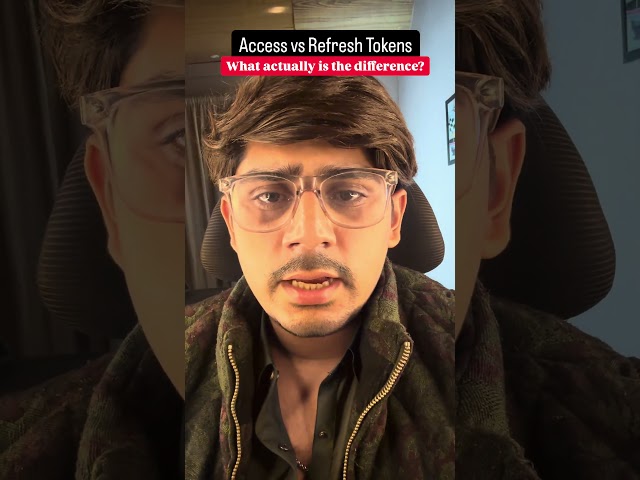 Access vs Refresh Token… What’s the difference? #coding #backend #programming #javascript #developer