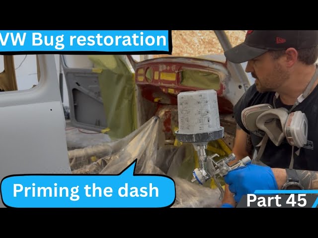 Welding & Priming the Dash | Volkswagen Beetle Build Part 45