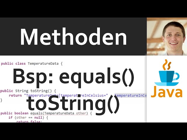 💻 JAVA | Methoden 13 - equals, toString: Beispiel Messdatensatz (Übung mit Lösung als Demo)