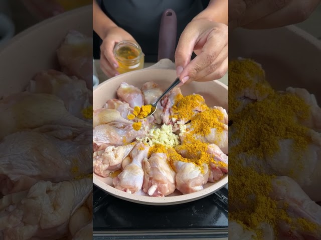 A chef taught me the recipe for these delicious chicken thighs.