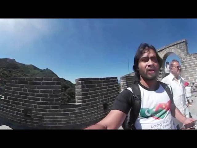 1st ever 360 video of Shocking info about Great Wall of China