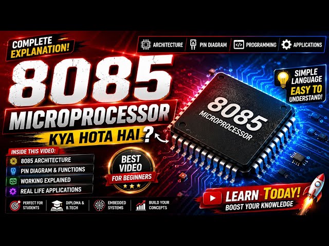 What is an 8085 Microprocessor? | Complete Explanation 🔥