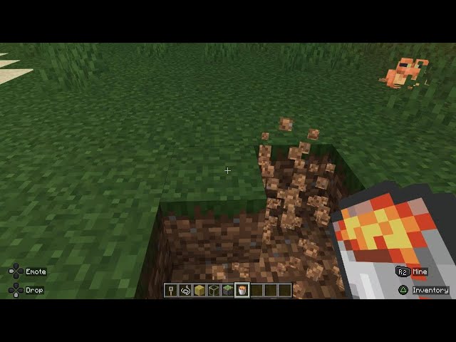 How to build a lavav brige in Minecraft
