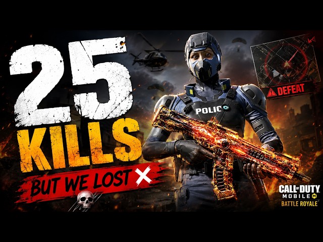 The AK117 LAVA Gave Us 25 Kills… Still Not Enough 🔥 | CODM BR