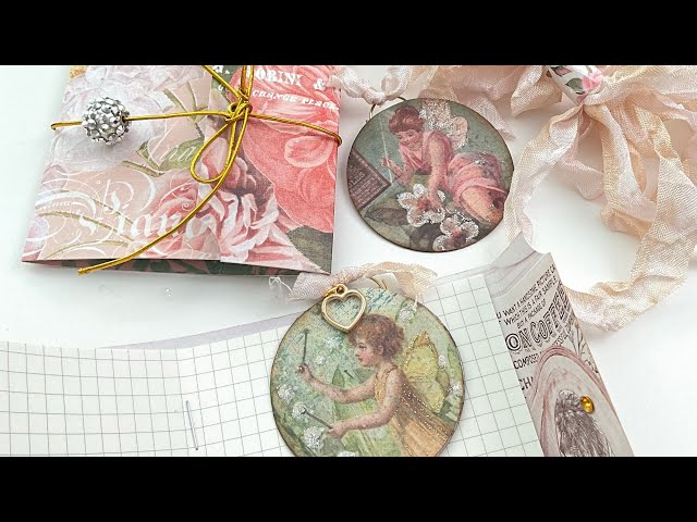 Easy Circle Punch Hidden Vintage Style Paper Clips Tutorial “The Lazy Sunday Kind!”