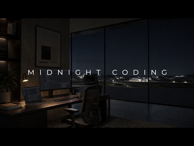 MIDNIGHT CODING — Deep Focus Music for Programming & Deep Work | 1 Hour