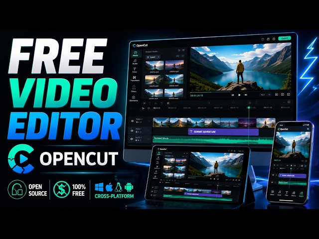 OpenCut: The Free Open-Source Video Editor That Runs Everywhere | The Open-source CapCut Alternative