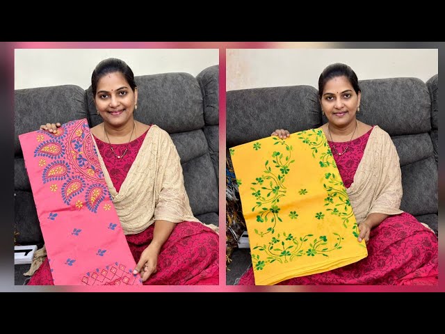 Chandari work Kadhi Tissue n Ikkat Sarees || Akki Latest Collections ||