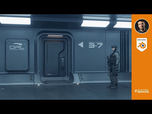 Cinematic Lighting Breakdown For Beginners — Sci-Fi Corridor in Blender