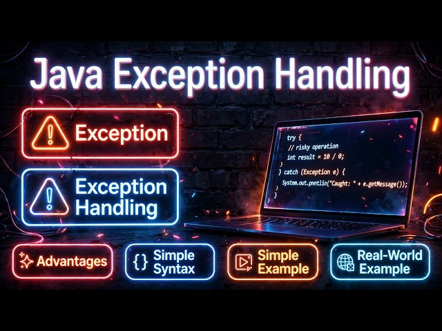 Java Exception & Exception Handling | Complete Core Java Tutorial  | Notes Java | @codesgirl96