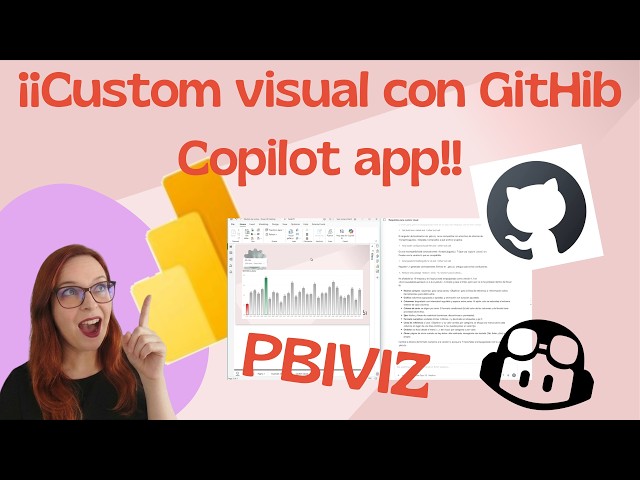 Custom visual en Power BI con GitHub Copilot | Desde cero 🎨