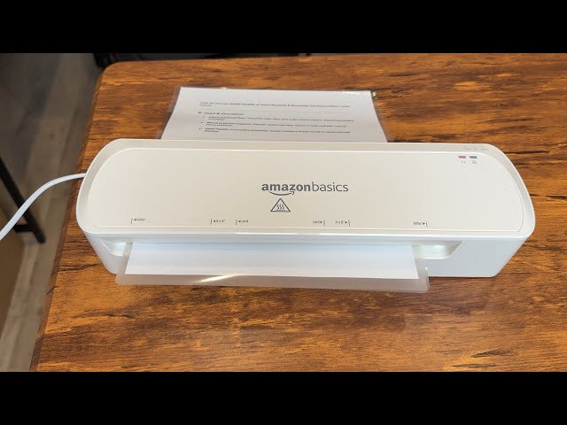 Amazon Basics 9 inch Thermal Laminator Machine