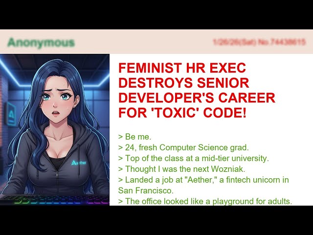 Feminist HR Exec DESTROYS Senior Developer's Career For 'Toxic' Code!