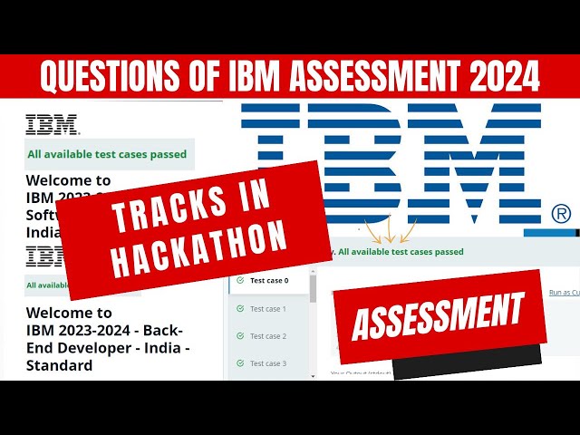 IBM Developer Assessment 2024: Software & Back-End Roles | IBM Coding Challenges & HackerRank Tips
