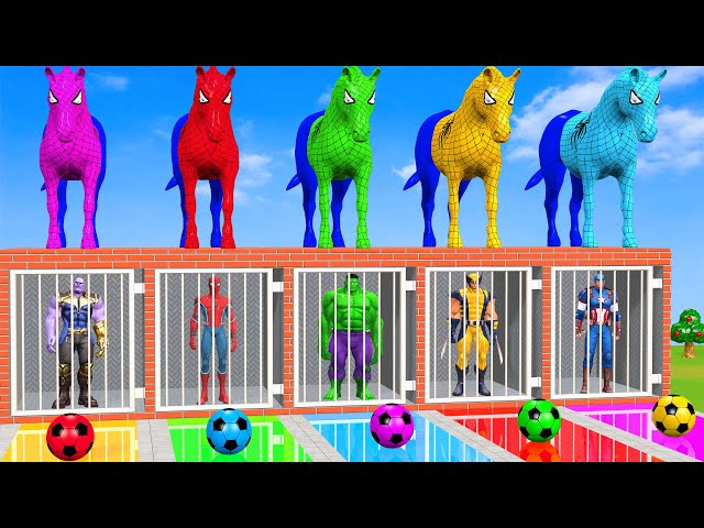 Long Slide Game with Cow Elephant Gorilla Hippopotamus Tiger 3d Animal Game Funny 3d Animals