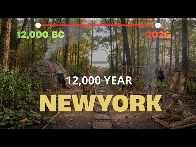 Evolution of Newyork | Fixed-Camera Timelapse: 12,000 Years in 12 Minutes