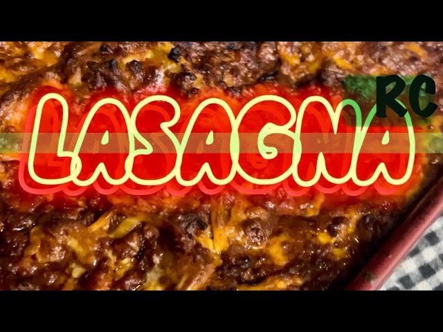 HOMEMADE LASAGNA 🇮🇹