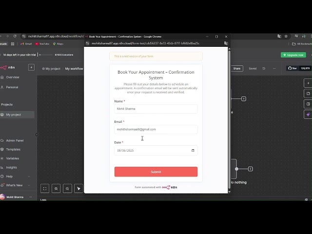 n8n Appointment System