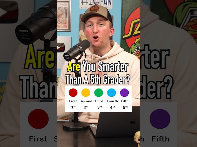 Is ZACH Smarter Then a 5TH GRADER?! We’ll Find Out! #shorts #test #quiz #5thgrade #math #science