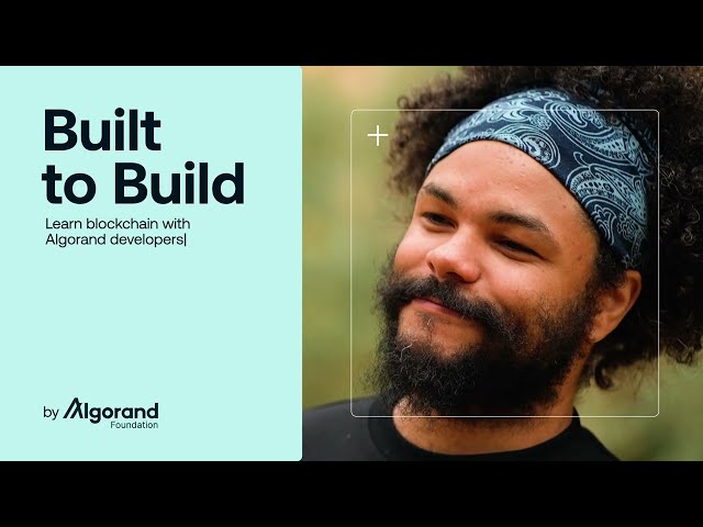 How I Became an Algorand Developer | Built to Build ft. Jorrin Bruns