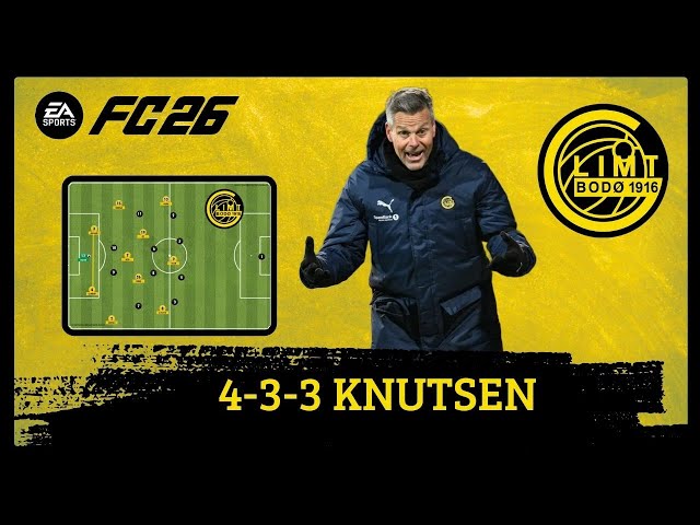 Knutsen 4-3-3 Bodo/Glimt EA FC 26 |Tactics|