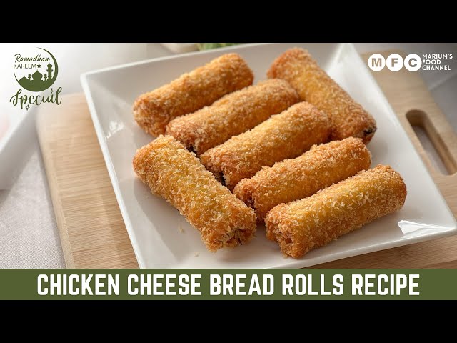 Crispy Chicken Cheese Bread Rolls Recipe | Ramadan Special Make &Freeze Chicken Cheese Bread Rolls