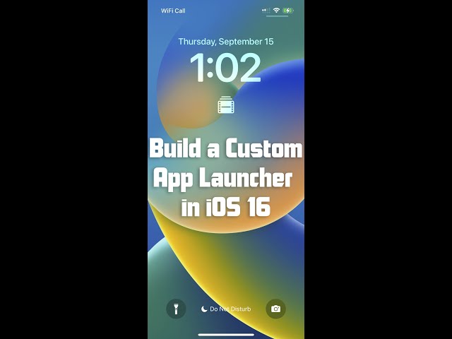 How to build a Custom App Launcher in iOS 16 with Widgetsmith
