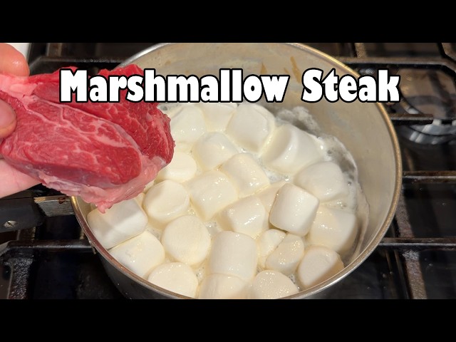 Steak Boiled in Marshmallows