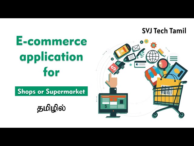 E-commerce application for Shops or Supermarket in Tamil