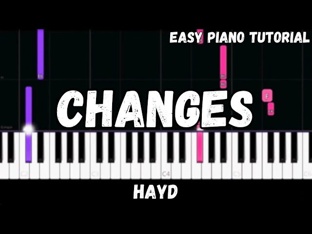 Hayd - Changes (Easy Piano Tutorial)