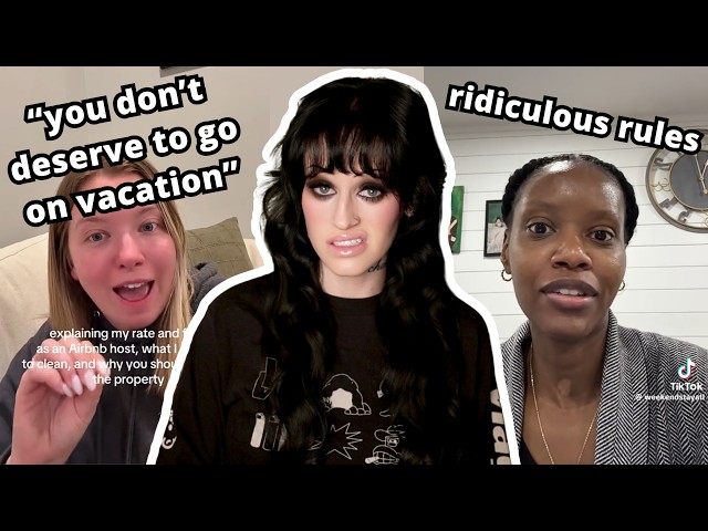 entitled airbnb owners are crashing out on tiktok and nobody cares